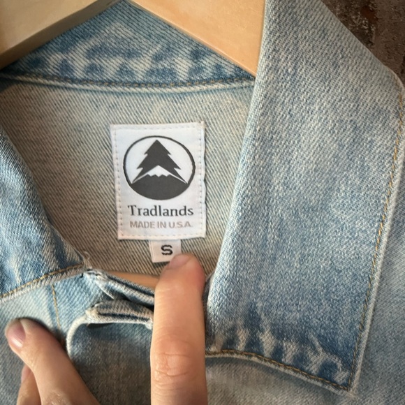 Tradlands Atlantic Jean Jacket in Shore wash - Picture 4 of 8